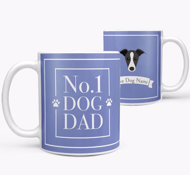 Personalised 'No.1 Dad' Mug from your {breedFullName}